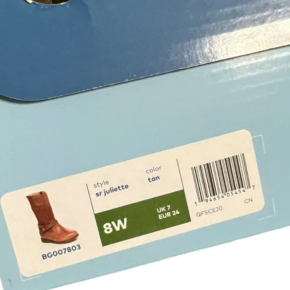 NEW Stride Rite 8W Tan Juliette Boots